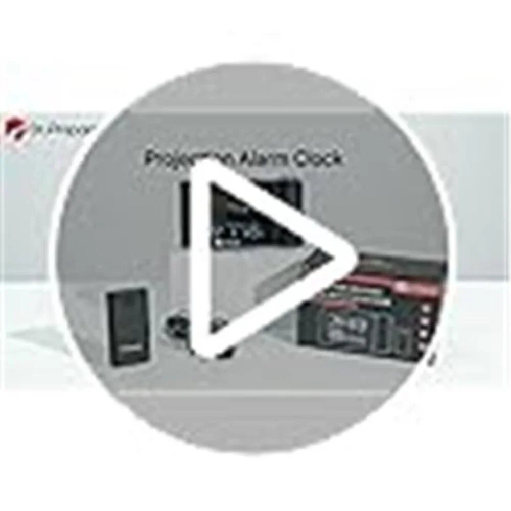 Projection Alarm Clock Ceiling Display Wireless Outdoor Thermometer Dual Alarm